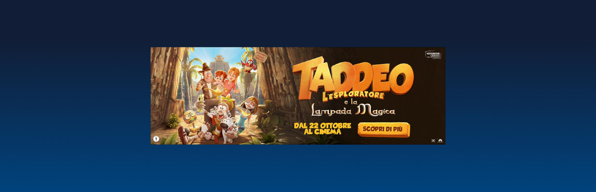TADDEO - L'ESPLORATORE E LA LAMPADA MAGICA